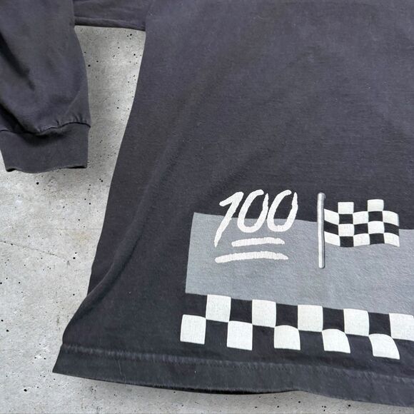 Been Trill “100 Checkered Flag” Long Sleeve Shirt XXL Black Racing Graphic - Picture 5 of 11